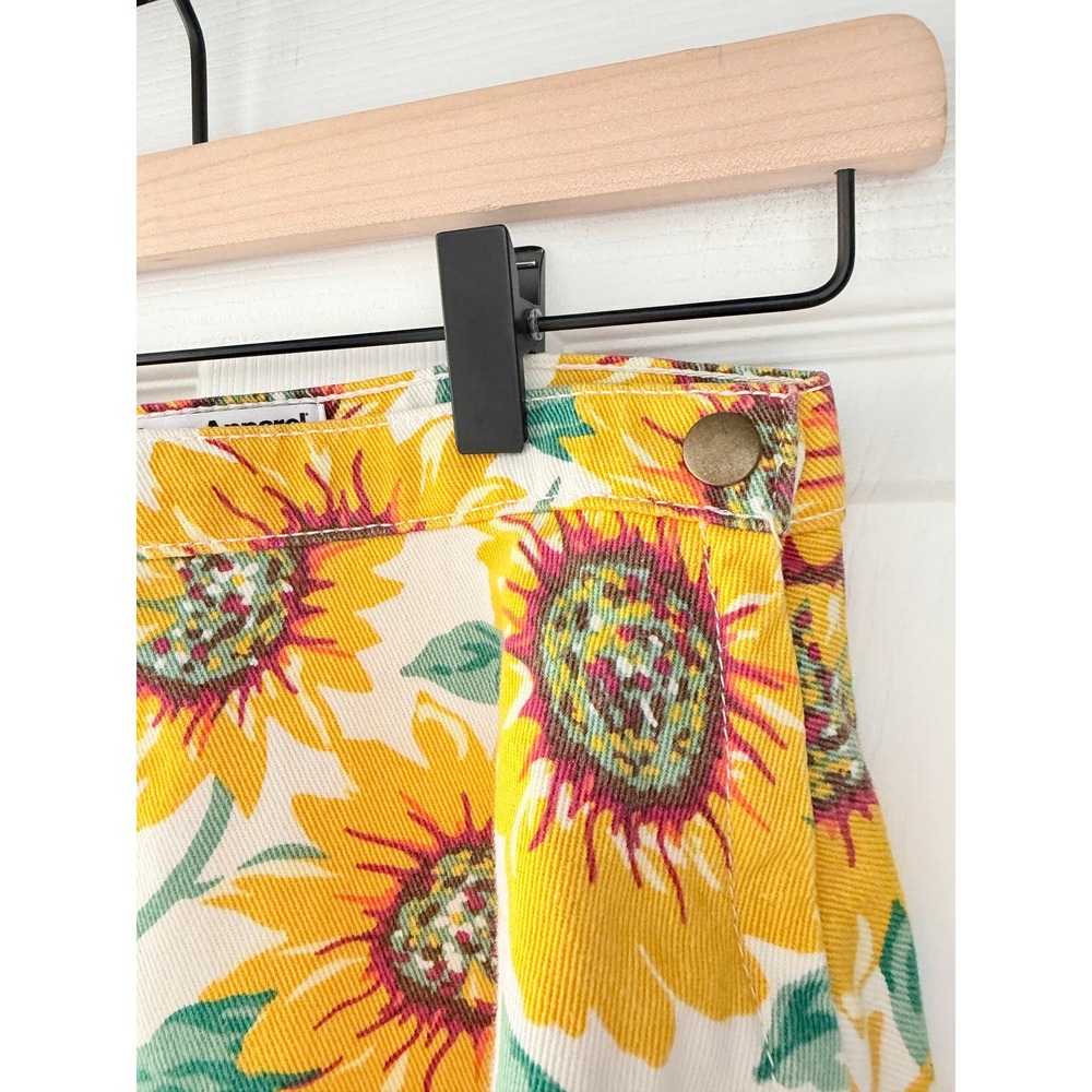 Y2K American Apparel Sunflower Skirt Festival Cottage Indie - Picture 3 of 4